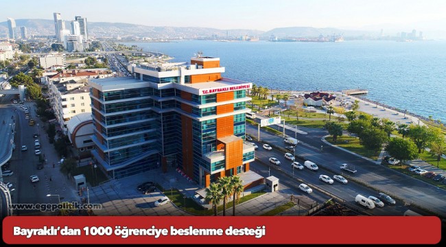 Bayraklı’dan 1000 öğrenciye beslenme desteği