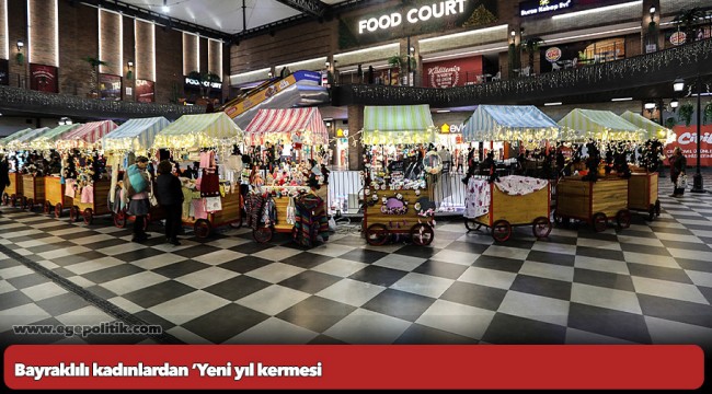 Bayraklılı kadınlardan ‘Yeni yıl kermesi
