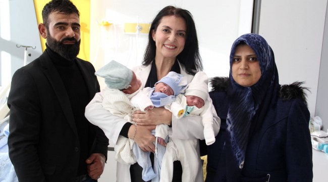 Beşir Üçüz Bebekler 45 Gün Sonra Annelerine ”Anne-Bebek Uyum Servisinde” Kavuştu.
