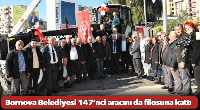 Bornova Belediyesi 147’nci aracını da filosuna kattı
