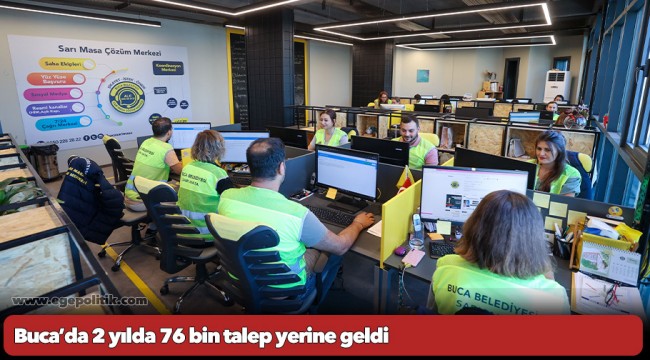 Buca’da 2 yılda 76 bin talep yerine geldi