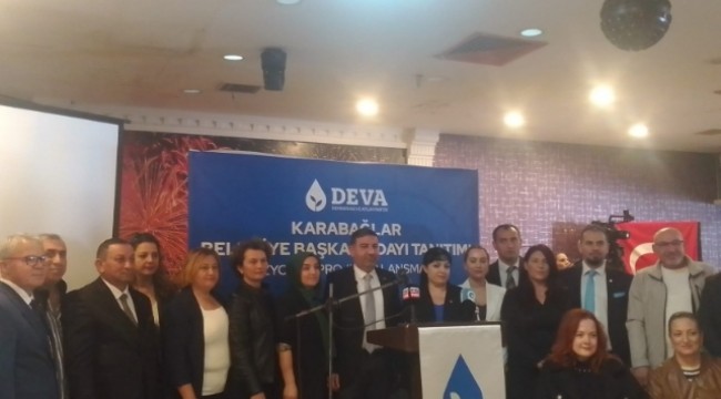 DEVA Partisi Karabağlar Belediye Başkan Adayı Kaya: Bizim yönetimimizde herkes Karabağlarlı olmaktan gurur duyacak