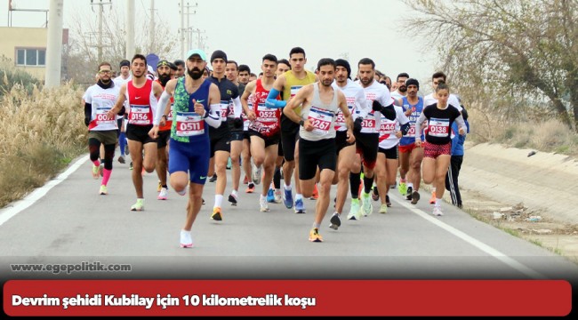 Devrim şehidi Kubilay için 10 kilometrelik koşu