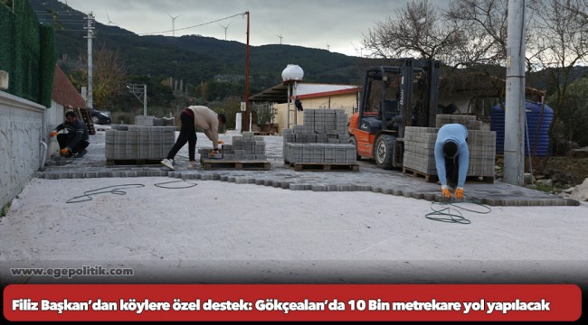 Filiz Başkan’dan köylere özel destek: Gökçealan’da 10 Bin metrekare yol yapılacak