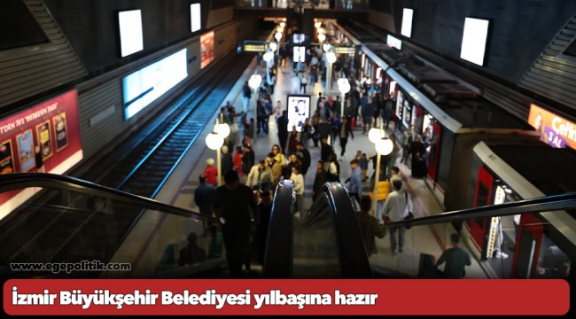 İzmir Büyükşehir Belediyesi yılbaşına hazır