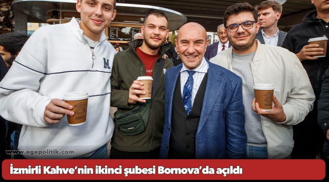 İzmirli Kahve’nin ikinci şubesi Bornova’da açıldı
