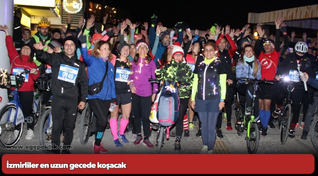 İzmirliler en uzun gecede koşacak