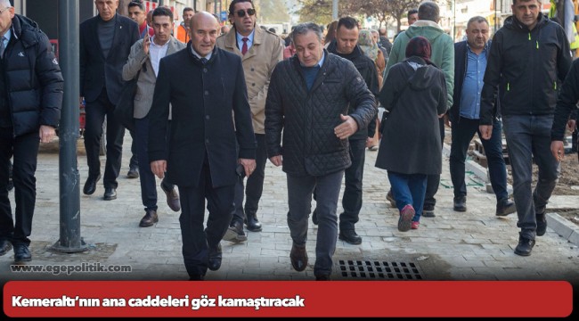 Kemeraltı’nın ana caddeleri göz kamaştıracak