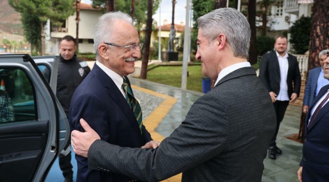 MARMARİS BELEDİYE BAŞKANI OKTAY, MURAT KARAYALÇIN’I AĞIRLADI