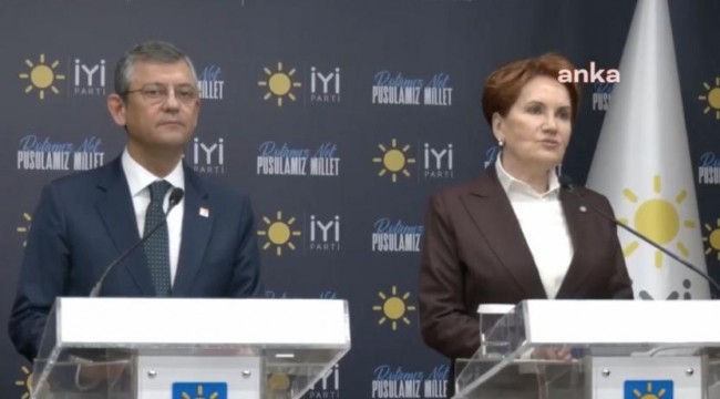 Özel ile görüşen Akşener: Yerel seçimlerde işbirliğini GİK&#039;e soracağız