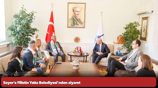 Soyer’e Filistin Yatta Belediyesi’nden ziyaret