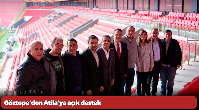 Göztepe’den Atila’ya açık destek:  ‘’Sizden gördüğümüz desteği kimseden görmedik!’’