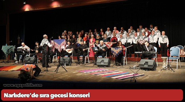 Narlıdere’de sıra gecesi konseri