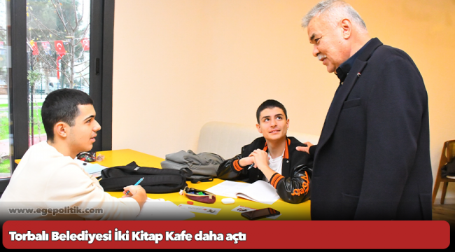 Torbalı Belediyesi İki Kitap Kafe daha açtı