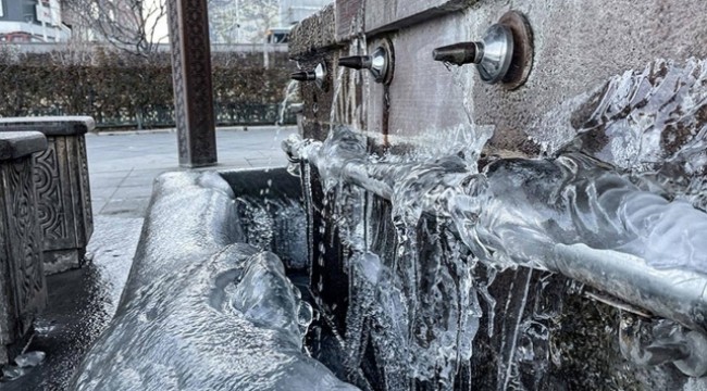 Türkiye'de gece en düşük hava sıcaklığı eksi 22,5 derece