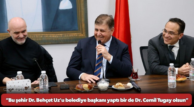 CHP’li Cemil Tugay: Bu şehir Dr. Behçet Uz’u belediye başkanı yaptı bir de Dr. Cemil Tugay olsun