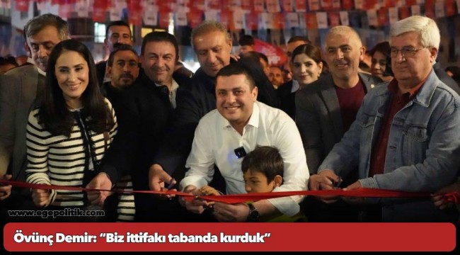 CHP Torbalı Belediye Başkan Adayı Övünç Demir:  “Biz ittifakı tabanda kurduk”
