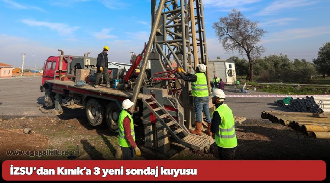 İZSU’dan Kınık’a 3 yeni sondaj kuyusu