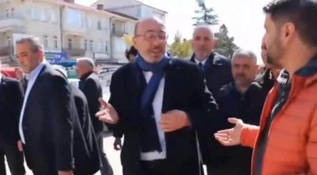AKP Kütahya İl Başkanı Önsay'dan gazeteciye: 'Çarparım ha'
