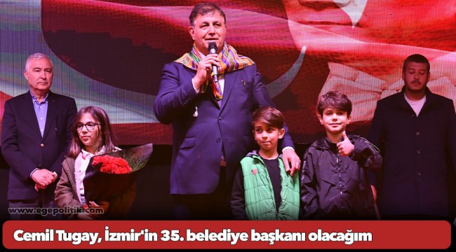 Başkan Cemil Tugay iş insanlarıyla buluştu: İzmir'in 35. belediye başkanı olacağım