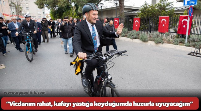 Başkan Soyer 5 yılını değerlendirdi:  “Vicdanım rahat, kafayı yastığa koyduğumda huzurla uyuyacağım”