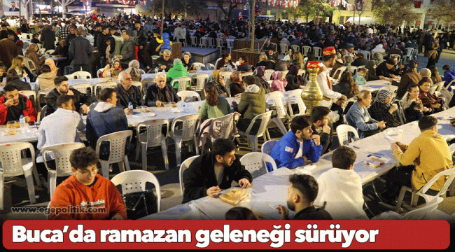 Buca’da ramazan geleneği sürüyor
