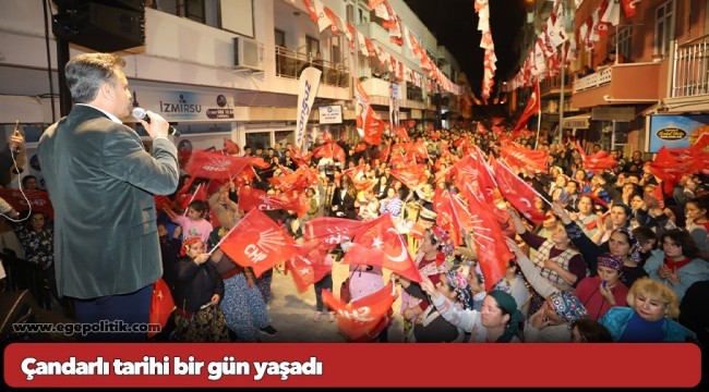 Çandarlı tarihi bir gün yaşadı