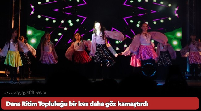 Dans Ritim Topluluğu bir kez daha göz kamaştırdı