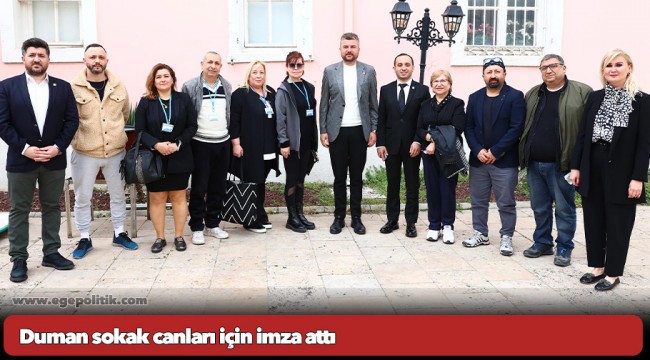 Duman sokak canları için imza attı
