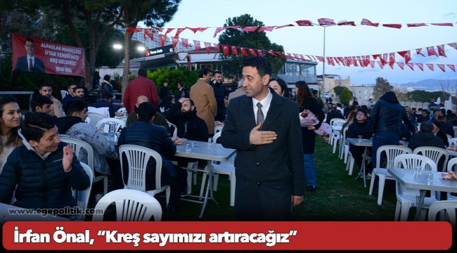 İrfan Önal, “Kreş sayımızı artıracağız”