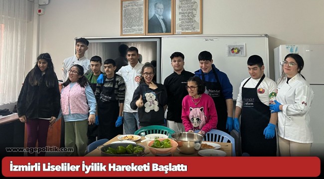 İzmirli Liseliler İyilik Hareketi Başlattı