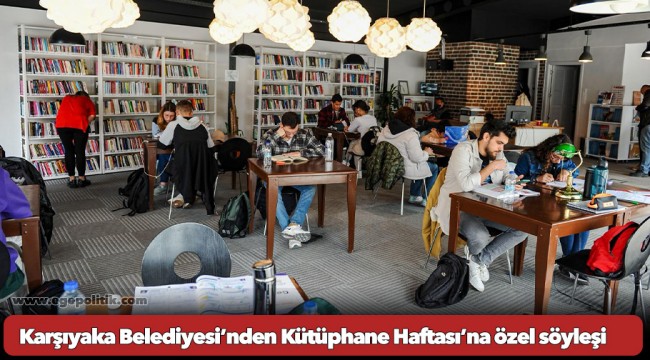 Karşıyaka Belediyesi’nden Kütüphane Haftası’na özel söyleşi