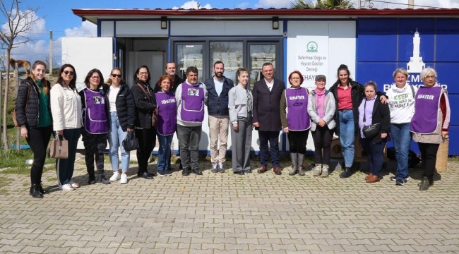 SEHAYDER'i ziyaret eden Aydın: ‘’Hayvan barınağı 7 gün 24 saat hizmet verecek’’