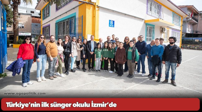 Türkiye’nin ilk sünger okulu İzmir’de