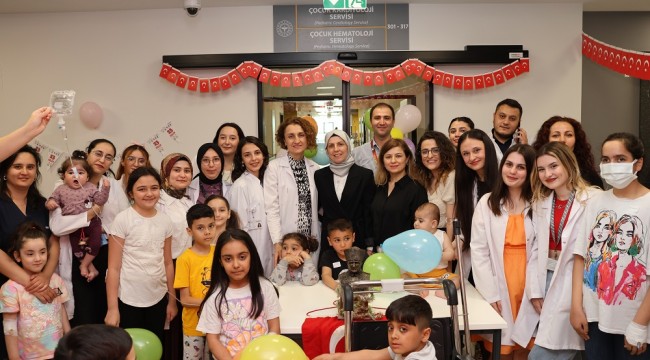 23 Nisan'da hasta çocuklar unutulmadı