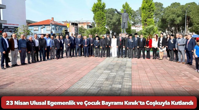 23 Nisan Ulusal Egemenlik ve Çocuk Bayramı Kınık'ta Coşkuyla Kutlandı