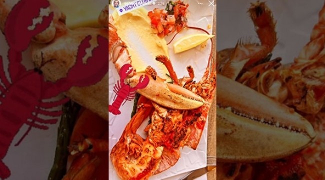 AK Partili vekil Bursalı&#039;dan ıstakoz paylaşımı