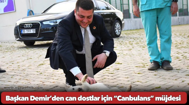Başkan Demir’den can dostlar için “Canbulans” müjdesi