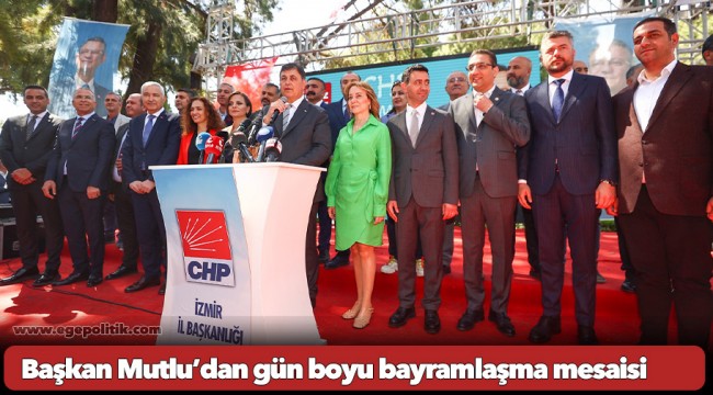 Başkan Mutlu’dan gün boyu bayramlaşma mesaisi