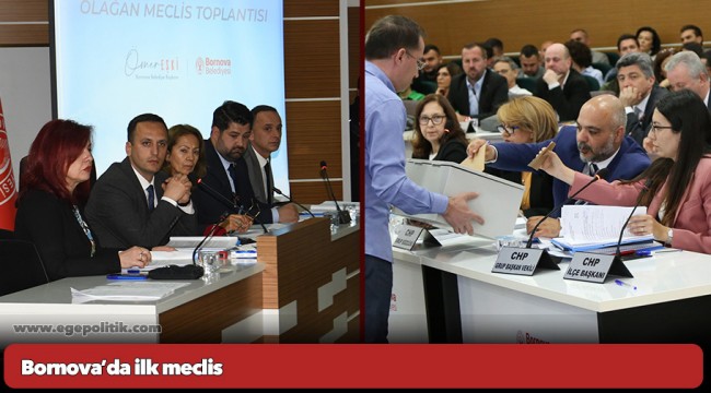 Bornova’da ilk meclis