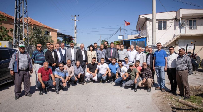 Deliktaş Köyü&#039;ne sandık teşekkürü