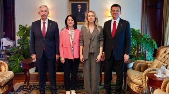 Ekrem İmamoğlu, Mansur Yavaş&#039;ı ziyaret etti