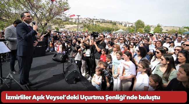 İzmirliler Aşık Veysel’deki Uçurtma Şenliği’nde buluştu