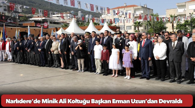Narlıdere’de Minik Ali Koltuğu Başkan Erman Uzun’dan Devraldı