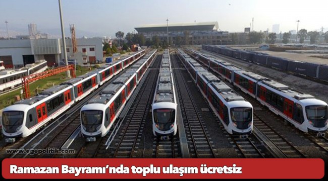 Ramazan Bayramı’nda toplu ulaşım ücretsiz