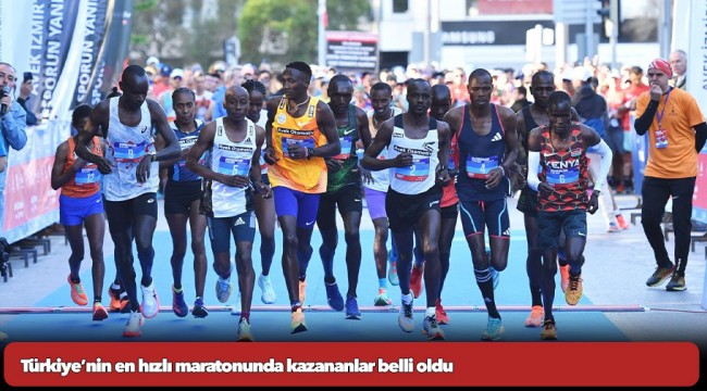 Türkiye’nin en hızlı maratonunda kazananlar belli oldu