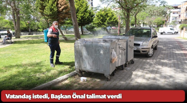 Vatandaş istedi, Başkan Önal talimat verdi