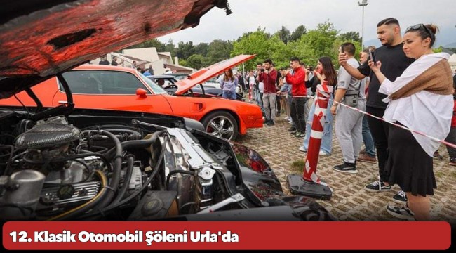 12. Klasik Otomobil Şöleni Urla'da