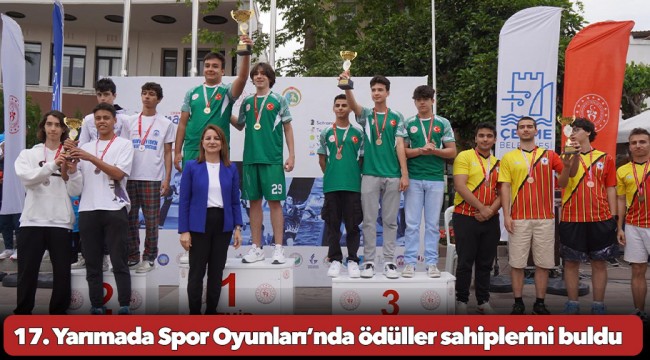 17. Yarımada Spor Oyunları’nda ödüller sahiplerini buldu