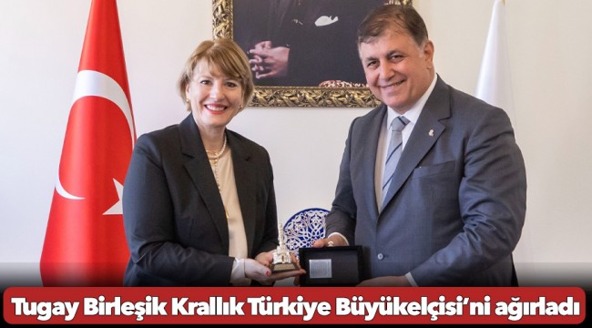 Başkan Tugay Birleşik Krallık Türkiye Büyükelçisi’ni ağırladı